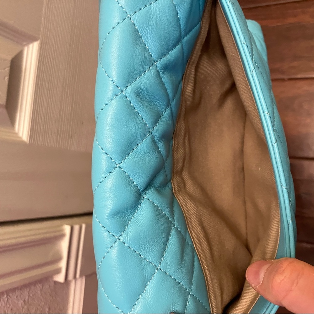 G by Giuliana Quilted Turquoise Crossbody Bag - Picture 6 of 11
